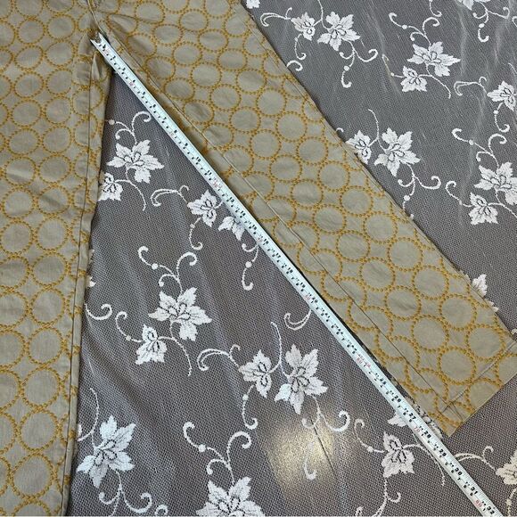 Anthropologie Relaxed Circle-Embroidered Chino Pants Sz 25 - Picture 16 of 16